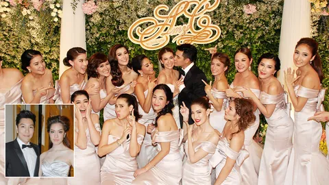 รักฉ่ำจริง 5 คู่หวานจัด ในงานแต่ง 'ซี-เอมี่' 