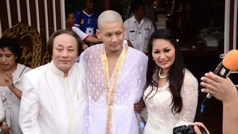 แฟนคลับ ปลื้มปีติ "ฮั่น" ลาบวช วัดกรุงเก่า