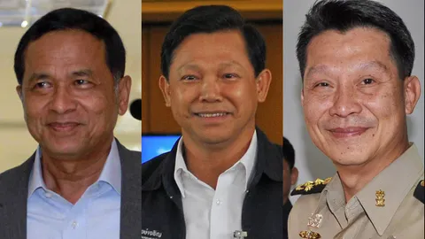 ยำตำรวจหั่นดอกไม้และกระบอง 06/07/57
