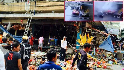 ร้านค้าบึมเละ คนบาดเจ็บ15