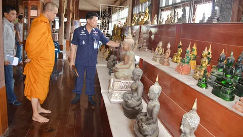 โจรอุ้มหาย 8องค์พระล้ำค่าในพิพิธภัณฑ์วัดชุมพร 