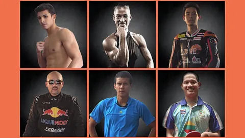 พบ 6 สุดยอดนักกีฬาไทย