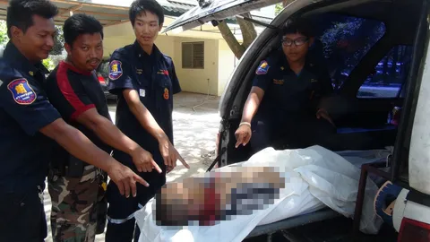 สุดพิสดาร! มัดมือ-เท้า ผูกคอตาย