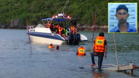 ค้นหาหนุ่มประมงหูหนวกเป็นใบ้-เรือล่มติดเกาะ