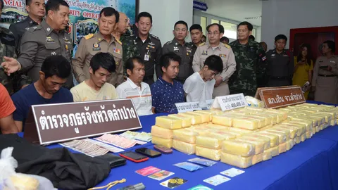 ขนยาบ้า4แสนกว่าเม็ดหลบด่านเตรียมเข้ากรุงไม่รอดมือ ตร.