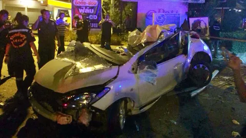 ซิ่งชนเสา2ศพ หลานป๋าต๊อบ