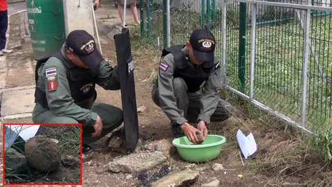 ระเบิด 'เอ็ม 26' โผล่หน้าสนามกีฬากลางอุดรฯ คาดโจ๋โยนทิ้ง