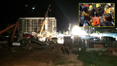 ทีมกู้ภัยยุติค้นหาชั่วคราว พบร่างผู้เสียชีวิตอีก 2 ใต้ซากตึกถล่ม 