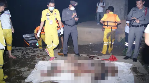 ตร.เชียงราย เร่งหาญาติชายนิรนาม กลายเป็นศพในลำน้ำกก