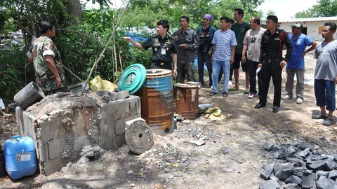 ทหารทลายโรงงานอ.เขาย้อย ลอบใช้ 'ไซยาไนด์' สกัดทอง 