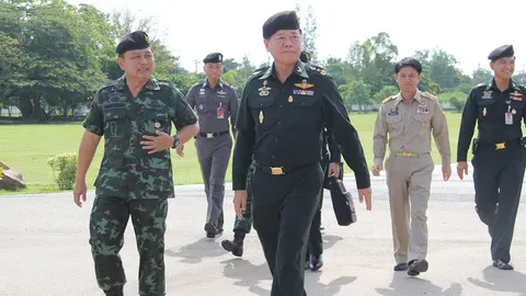 มทภ.1 ลงพื้นที่ตรวจเยี่ยม จนท.ความมั่นคงด้านสระแก้ว