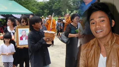 บรรยากาศเศร้า! ไร้เงา 'จา พนม' เผา 'พ่อทองดี'