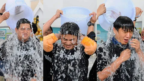 3พิธีกร สายล่อฟ้า ร่วมกิจกรรม ไอซ์ บัคเก็ต บริจาคเงิน 1แสน 