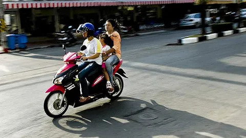 คนไทยไม่สวมหมวกกันน็อก 50% 'พิษณุโลก-โคราช-นนทบุรี-ภูเก็ต' ครองแชมป์