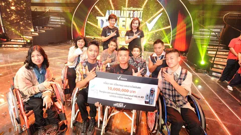  เยี่ยมยอด!!! 'วีลแชร์ แดนซ์' ชนะใจคว้า 10 ล้าน 'ไทยแลนด์ก็อตทาเลนต์'