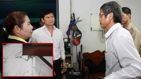 รวมตัวร้องสื่อหลังซื้อบ้านพบตึกทรุดร้าววอนโครงการเข้ามาดูแล
