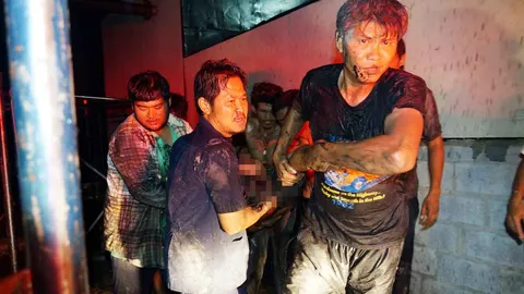 ไฟช๊อต3หนุ่มดับคาบ่อโรงงานแป้งขณะลงซ่อมมอเตอร์