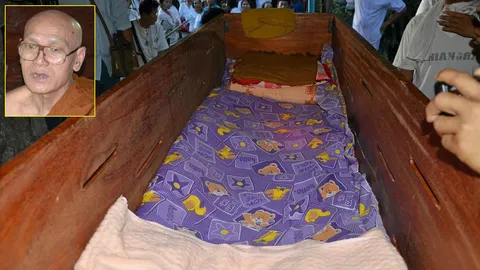 ลุ้นระทึก ‘หลวงพ่อพิมพ์’ ลงโลงละสังขาร-ลูกศิษย์โต้ไม่อวดอุตริ (ชมคลิป)