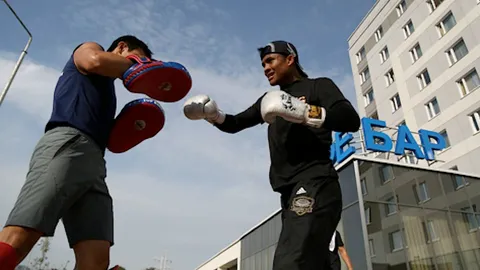 'บัวขาว' ซ้อมมื้อแรก เตรียมฟาดหมัด 'ท็อปคิง เวิลด์ซีรีส์'