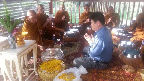 นิมนต์พระสวด เชิญวิญญาณออกจากบ่อจระเข้