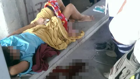 สาวท้องแก่คลอดลูกข้างสถานีรถไฟรังสิต จนท.รุดช่วยระทึก!