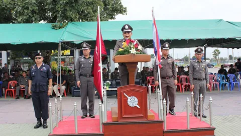 บช.ภ.3 ส่ง ตร.400 นาย ดูแลพิธีเปิดสนามแข่งรถ 'เนวิน'