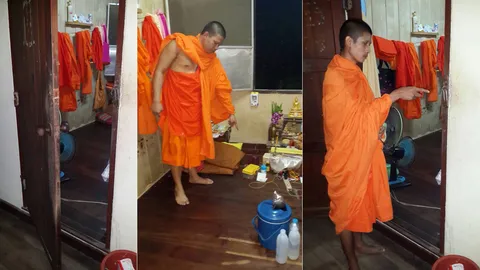 ตีนแมวแสบ ย่องเบางัดกุฏิพระ โกยทรัพย์สินหนีลอยนวล