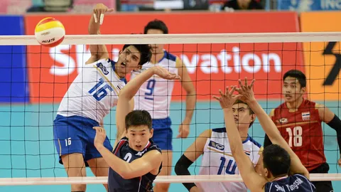 'ลูกยางชายไทย' พ่าย 'เจ้าภาพ' 1-3 เซต ร่วง 8 ทีม อชก.