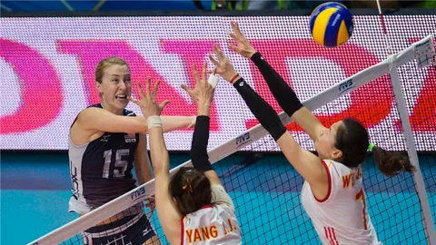 ลูกยางสาว 'สหรัฐ' คว่ำ 'จีน' 3-1 เซต ผงาดแชมป์โลกสมัยแรก