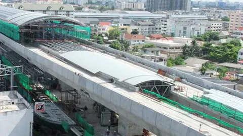 รฟม.แจ้งปิดจรัญฯขาเข้า ช่วงแยกท่าพระ 3 เดือน สร้างตอม่อรถไฟฟ้า