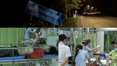 2 นศ. ซิ่ง จยย.ชนป้ายบอกทาง ดับ 1 แขนขาดสยอง 1