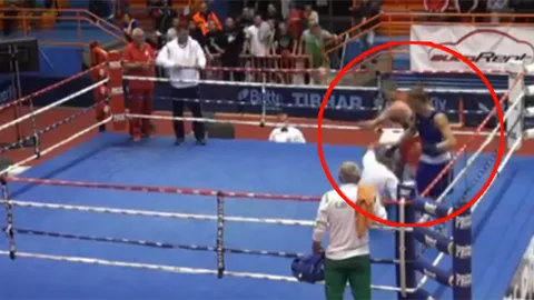 ฉาว !! กำปั้นโครแอต เดือด รัวหมัดใส่เปาสลบคาเวที (ชมคลิป)