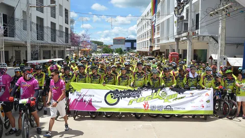 นักปั่น‘เสือภูเขา’มาเลย์600คัน แข่งในไทย-ติดใจธรรมชาติ 