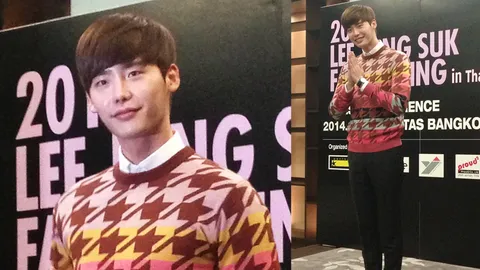 'อีจงซอก' เยือนไทยอวดยิ้มใส เผยสาวในสเปกต้องฉลาด