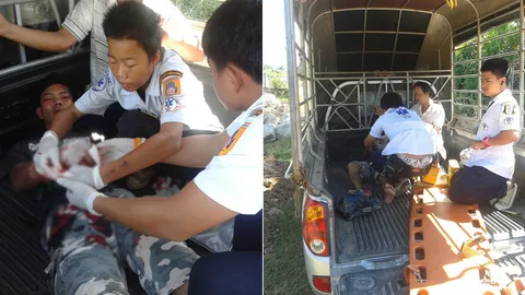 สยอง ! หนุ่มแม่สอดจุดประทัดปิงปอง ไม่ทันจะขว้างบึมมือเละ