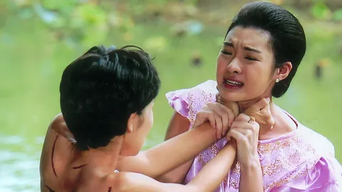 นังร้าย'มด'หมดท่า! แกล้ง'ขนมจีน'แต่กลัวปลิง