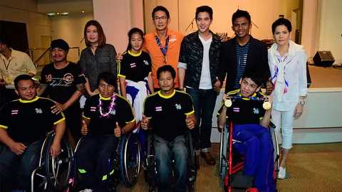 "เจมส์-จิรายุ-หนูนา"นำทีมขอบคุณ นักกีฬาไทยคว้าชัยเอเชียนพาราเกมส์