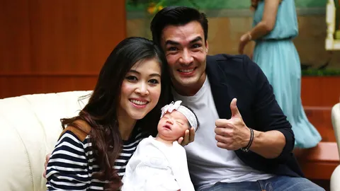 อวดโฉม น้องบีลีฟ ลูกพ่อตั๊ก บริบูรณ์ 'ลูกสาวผมสวยมาก'
