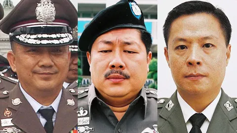 ยำตำรวจหั่นดอกไม้และกระบอง 23/11/57