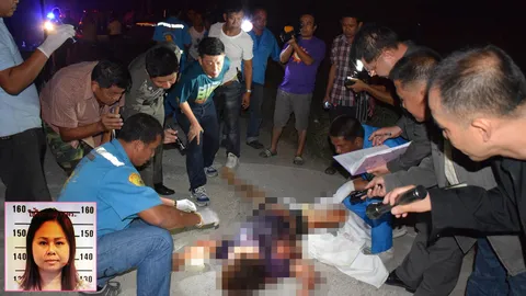 จ้วงแทงม่ายสาวเจ้าของบ่อกุ้งเมืองชลดับ คาดปมชู้สาว-ชิงทรัพย์