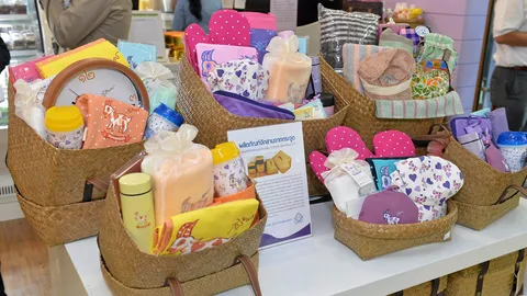 ภาพวาดฝีพระหัตถ์แพะกินหญ้า สู่สินค้าภูฟ้า