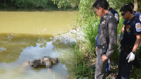 ดับปริศนา! อดีตทหารพราน ลอยอืดในคลอง