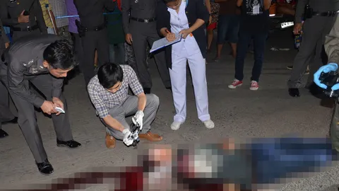 ประกบยิงคนเก็บเงินค่าที่จอดรถตลาดตั้งเซียฮวดดับ