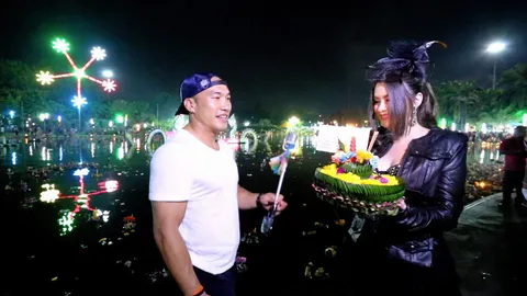'บ๊วย'ควง'พาเมล่า'ลอยกระทง