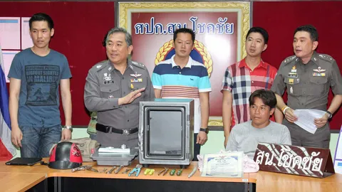 รวบโจรแสบ งัดบ้านฉกเซฟ