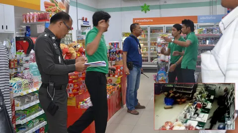 โจ๋บุกเดี่ยว!ควงปืนจี้ชิงเหล้า 2 ขวดร้านสะดวกซื้อหน้าค่ายทหาร