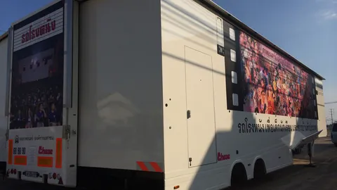 วธ.เปิดตัว 'รถโรงหนัง' คันแรก ลุยส่งความสุขคนไทย