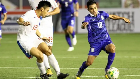 'อดิศักดิ์' โดนแดง! 'ช้างศึก' 10 คนบุกเจ๊าปินส์ 0-0 ลุ้นต่อในบ้าน 
