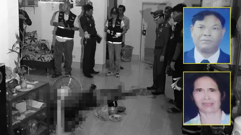 สลด2ศพ!ตีเมียตาย อมปืนลูกซองยิงระเบิดสมองตายตาม 