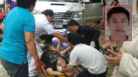 ยิงเดี้ยง.. ลูกเลี้ยงโหด กระหน่ำยิงพ่อเลี้ยง อดีต ร.ต. ปางตาย